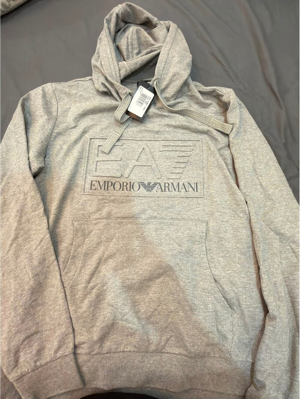 Emporio Armani EA7 Grey Hoodie and Sweatpants Set